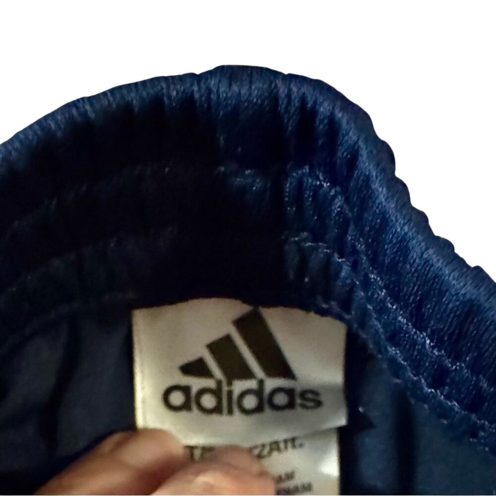 Adidas Kids Casual Lightweight Dark Blue Alethic Shorts with White Stripes 2T - Picture 6 of 6